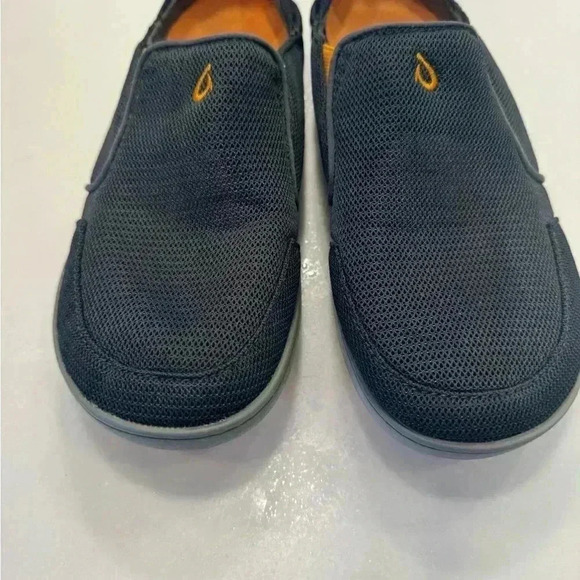 Olukai Nohea mesh men’s sneakers. Gray with orange trim size 8.5 main image 11